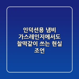 인덕션용 냄비, 가스레인지에서도 찰떡같이 쓰는 현실 조언
