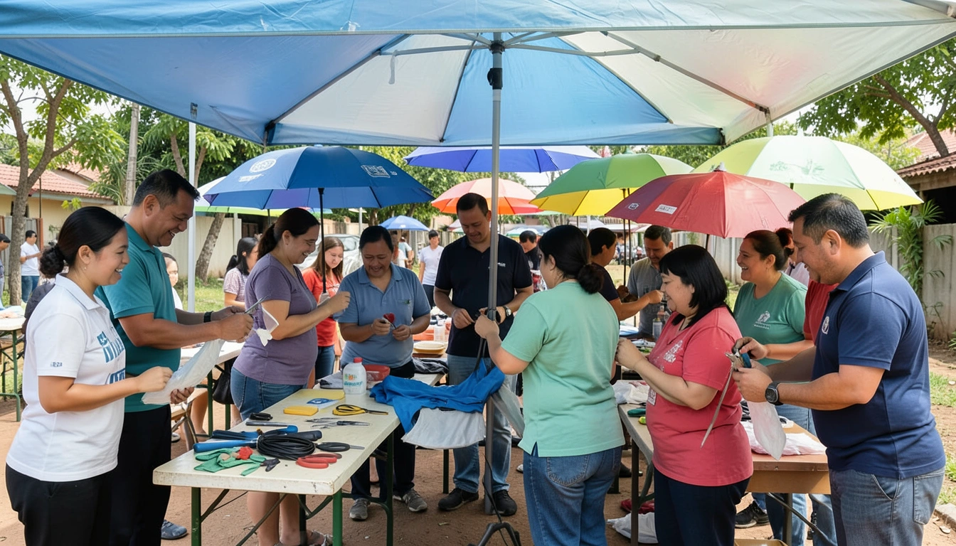 전문 우산수리 서비스: 복잡한 고장, 명품 우산의 선택
