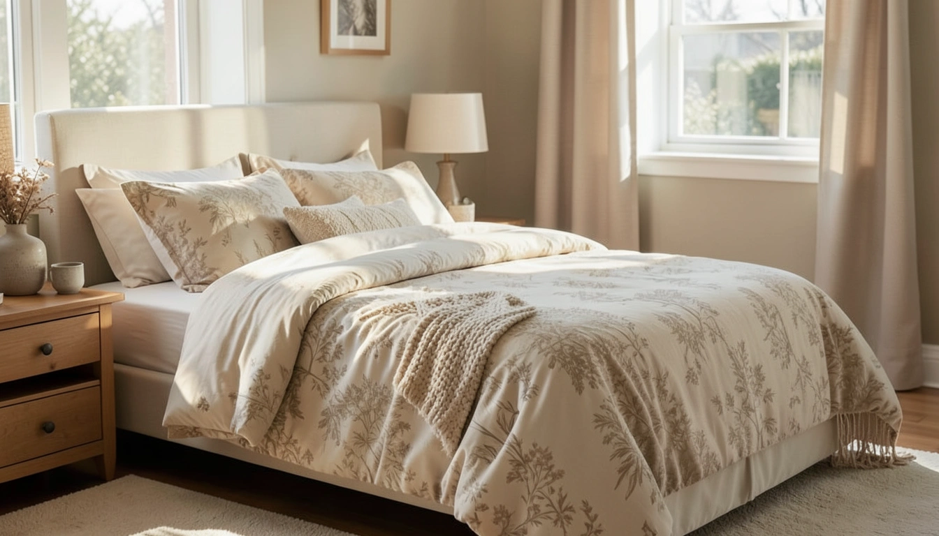 계절별 '누블' 활용법: 사계절 내내 쾌적한 침실 만들기