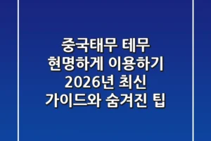 중국태무 (테무) 현명하게 이용하기: 2026년 최신 가이드와 숨겨진 팁