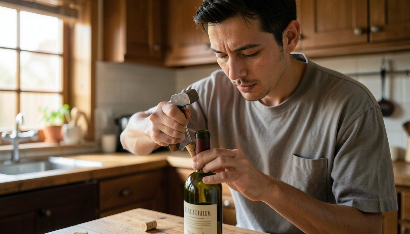 4. 와인따개 없을 때? 당황하지 마세요! 코르크 안전하게 따는 꿀팁